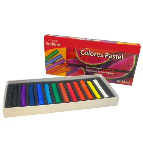 Colores pastel Azor 12 pza