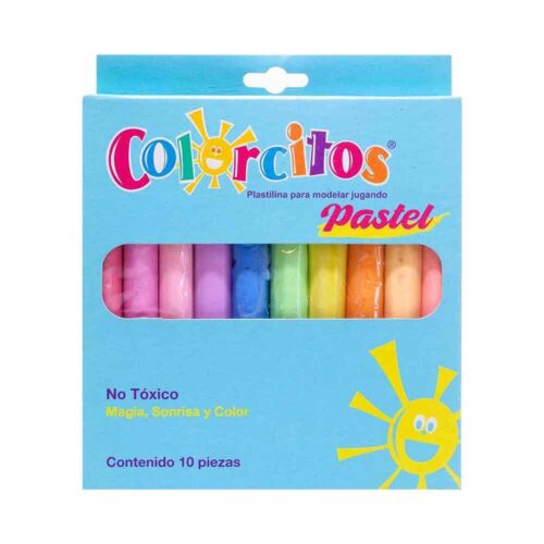 Plastilina en barrita color pastel colorsito