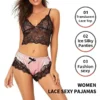 Pijama de encaje de mujer