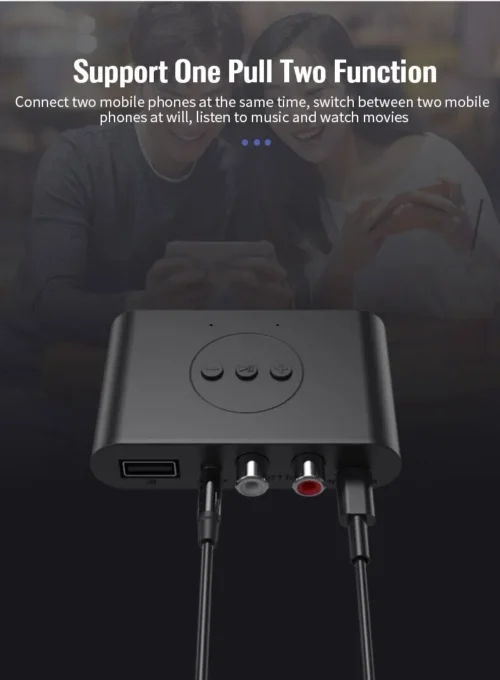 Receptor de audio con Bluetooth