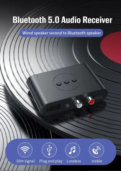 Receptor de audio con Bluetooth