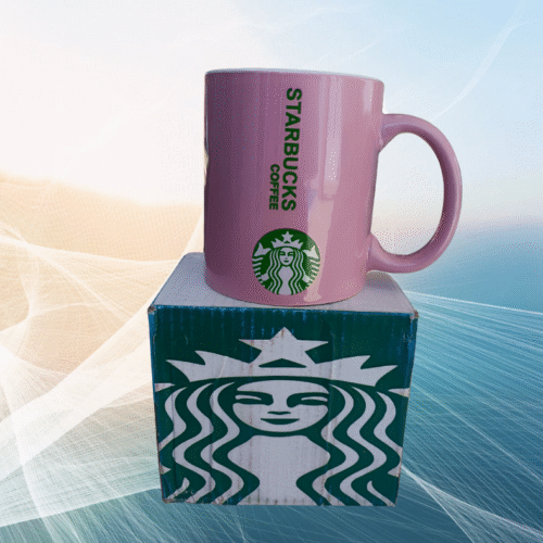 Taza con logo de Starbucks
