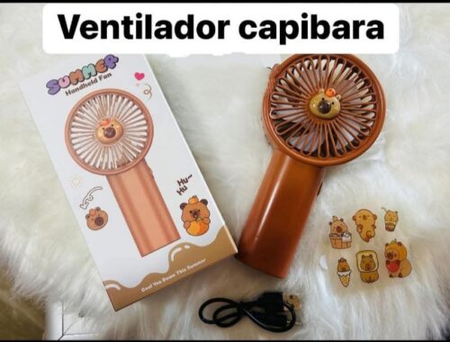 Mini ventilador capibara