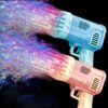Pistola de burbujas automática con 40 agujeros