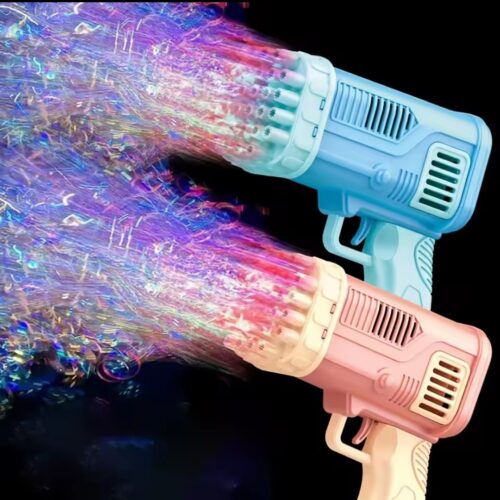 Pistola de burbujas automática con 40 agujeros