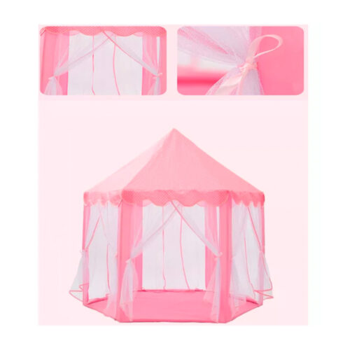 Casa tienda de campaña infantil con forma de castillo