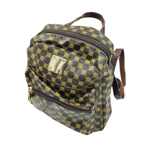 Mochila pequeña de piel sintética