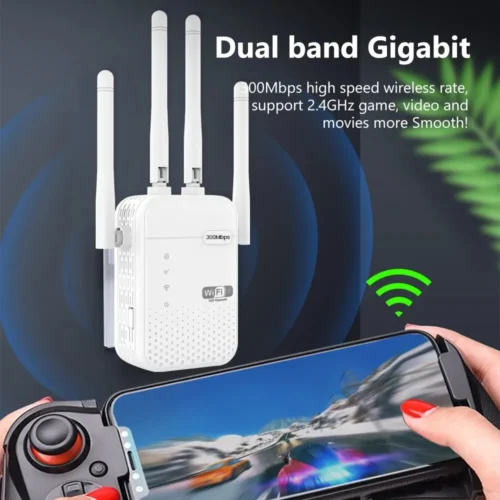 Repetidor WiFi inalámbrico de 300Mbps