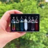Cuentas de Chakra puntiagudas curativas en forma de bala