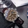 GENEVA-reloj de cuarzo con correa de lujo para hombre