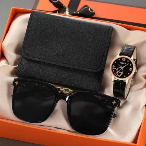 Set de Billetera, reloj y lentes para mujer