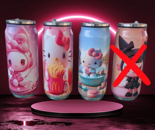 Vaso térmico sanrio varios personajes