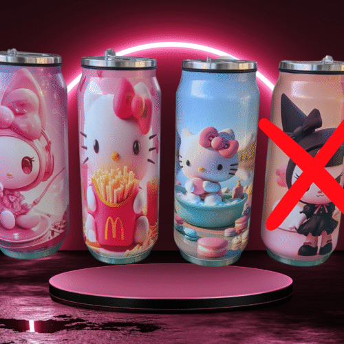 Vaso térmico sanrio varios personajes