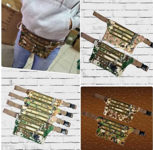 Riñonera deportiva estilo militar