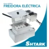 Freidora Aceite Eléctrica Industrial 6 Lt Acero Inoxidable 1600W Shtark