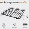 Base Cama King Size Flotante Con Luces Led Ajustables