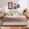 Base Cama King Size Flotante Con Luces Led Ajustables