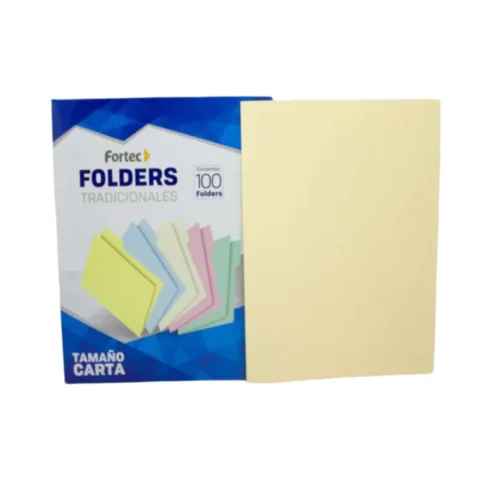 Carpeta tamaño carta colores pastel