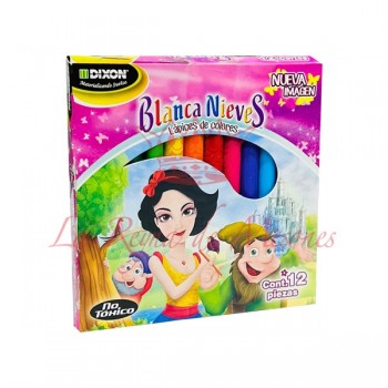 Colores blanca nieves cortos