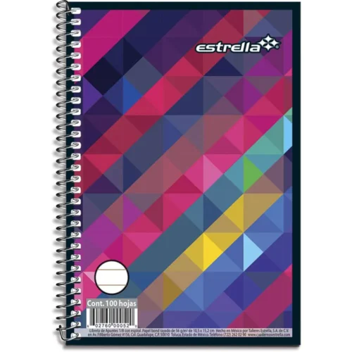 Libreta 1/8 estrella