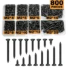 Kit de 800 tornillos autorroscante de acero al carbono