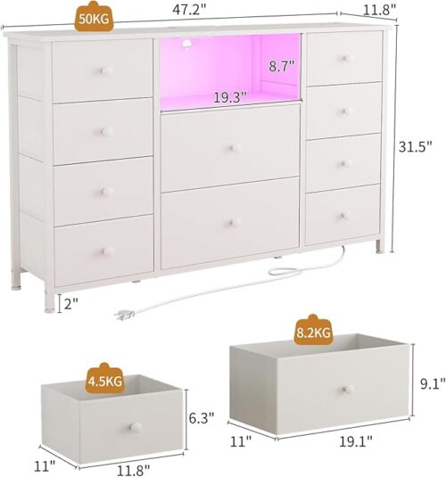 Muebles para Recamara con 10 Cajones
