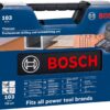 Bosch Set de Puntas y Brocas en Titanio Bosch 103 unidades