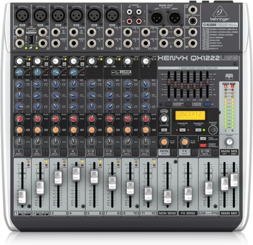 Behringer Qx1222Usb Dj Mixer - Mezclador Para Dj