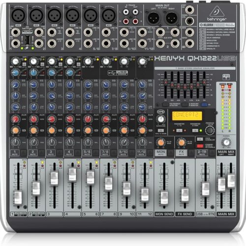 Behringer Qx1222Usb Dj Mixer - Mezclador Para Dj