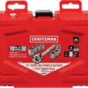CRAFTSMAN - Juego de herramientas mecánicas, métrico, unidad de 3/8 pulgadas, 10 piezas