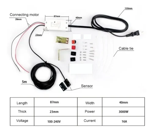 Adaptador Wifi Garage Cochera Automatizar Motor Smartlife