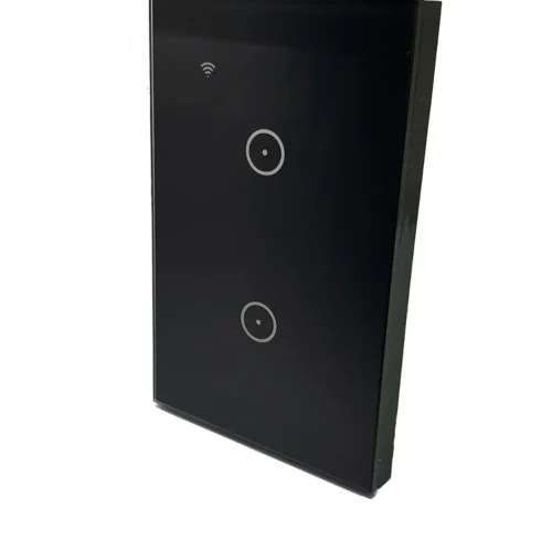 Apagador Inteligente Smart Touch 2 Botones Negro
