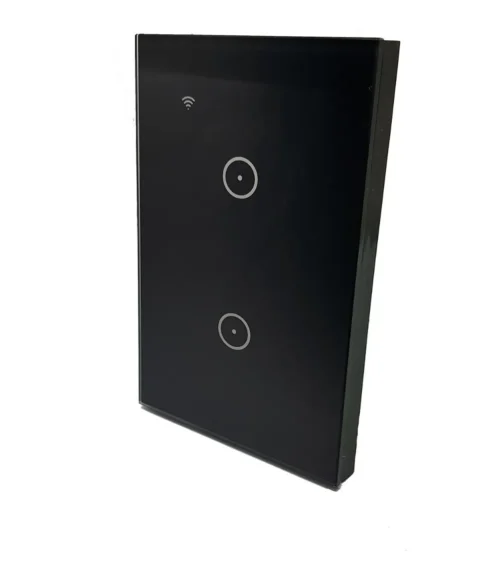 Apagador Inteligente Smart Touch 2 Botones Negro