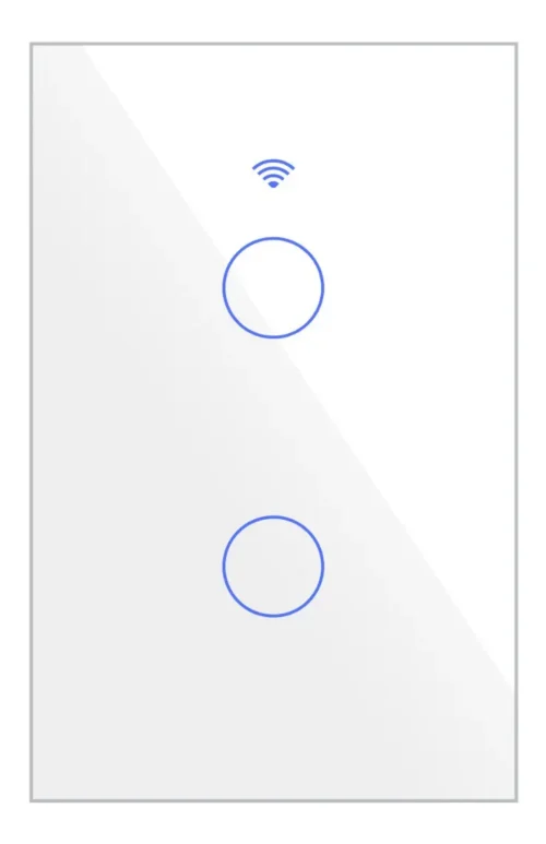 Apagador Wifi Sin Neutro 2 Botones Color Blanco Smartlife