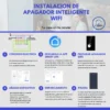 Apagador Inteligente Smart Touch 2 Botones Negro