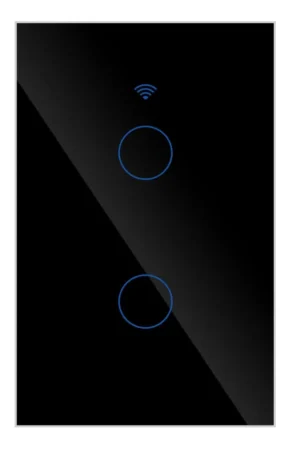 Apagador Wifi Sin Neutro Smartlife 2 botones