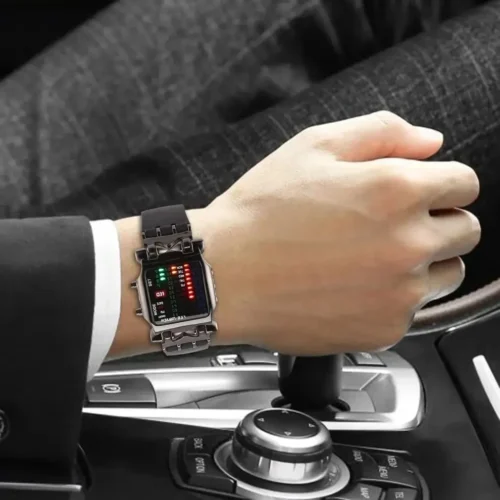 Reloj led binario impermebale