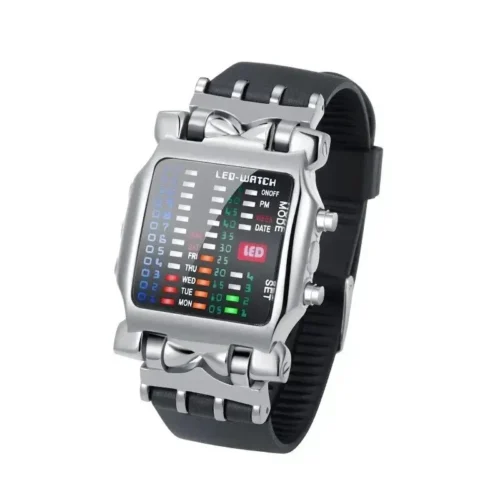 Reloj led binario impermebale