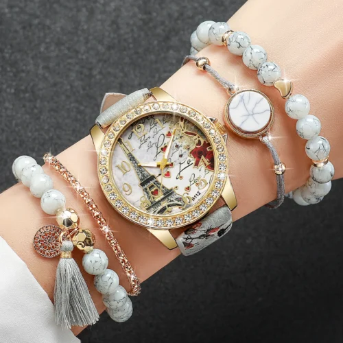 Reloj de mujer con diamantes de imitación a la moda