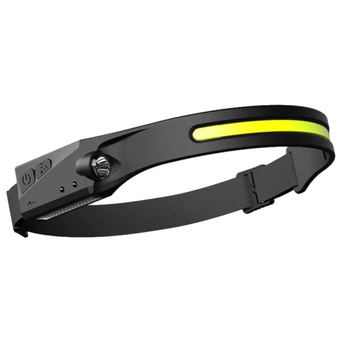 Linterna frontal de inducción recargable lampara